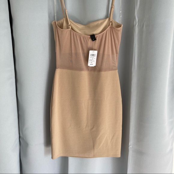 Short Tan Dress - Picture 3 of 3